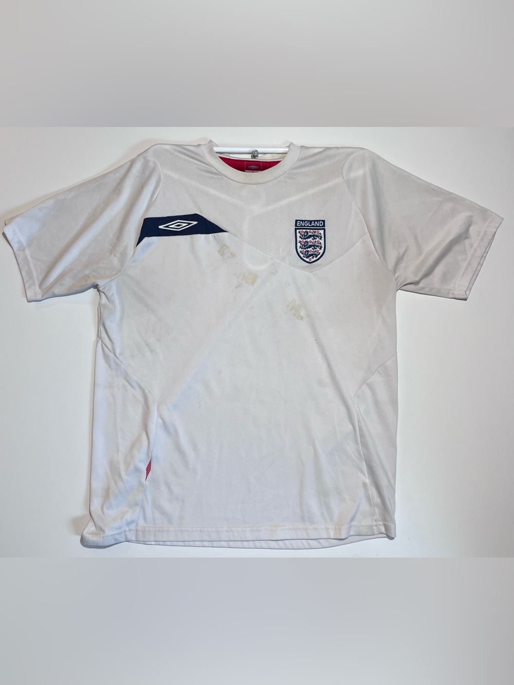 Umbro England White Soccer men’s Jersey Sz XL